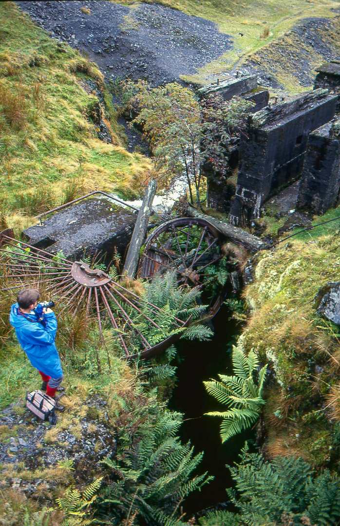 Nantiago Mine shaft collar October 1990